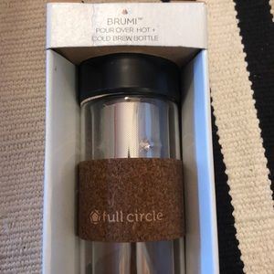 Pour over hot and cold brew bottle
